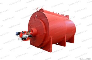 Котел паровой 1.5 тонны 170 С на мазуте и отработанном масле